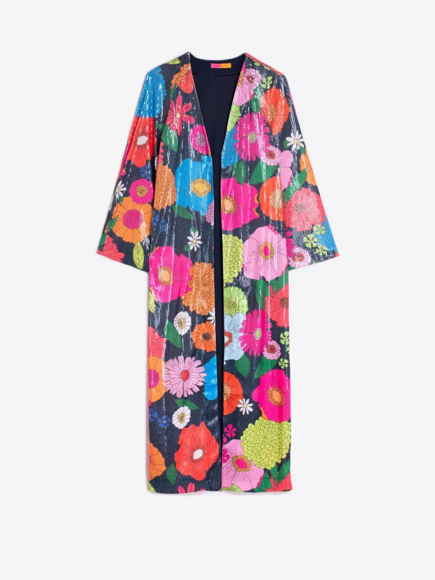 Vilagallo Coat Laura Maxi Flower Sequins*Women Coats