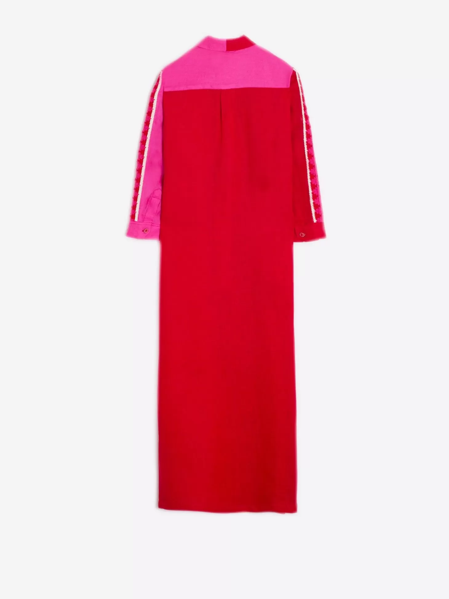 Vilagallo Dress Antonella Red Linen*Women Dresses