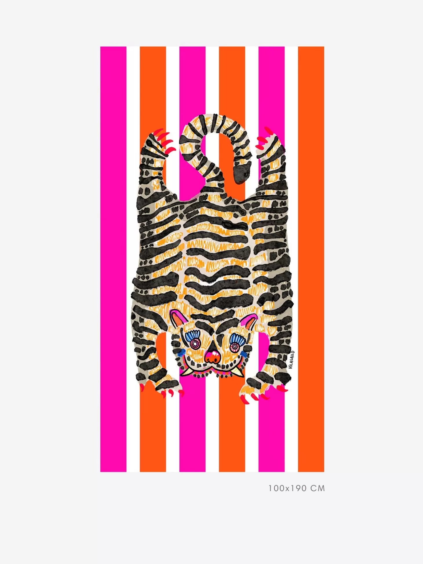 Vilagallo Fouta M Tiger*Women Hello Playa