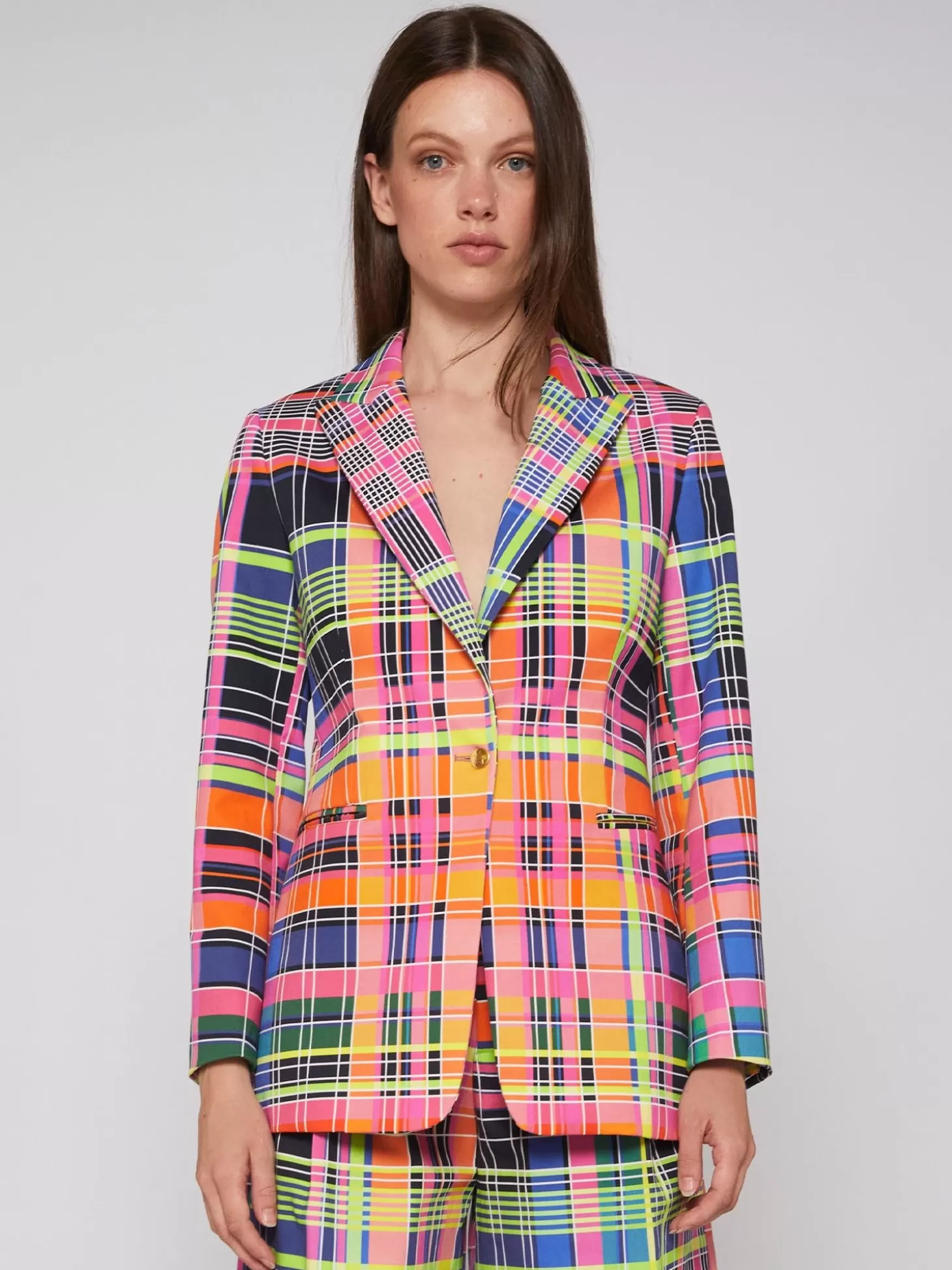 Vilagallo Jacket Sophia Multicolour Check Gabardina*Women Jackets