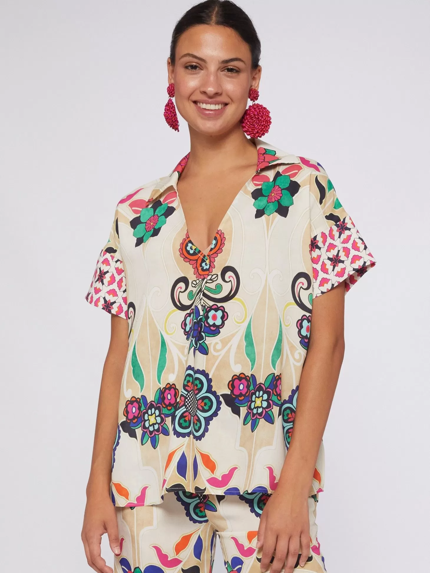 Vilagallo Shirt Chantal Floral Noveau*Women Shirts