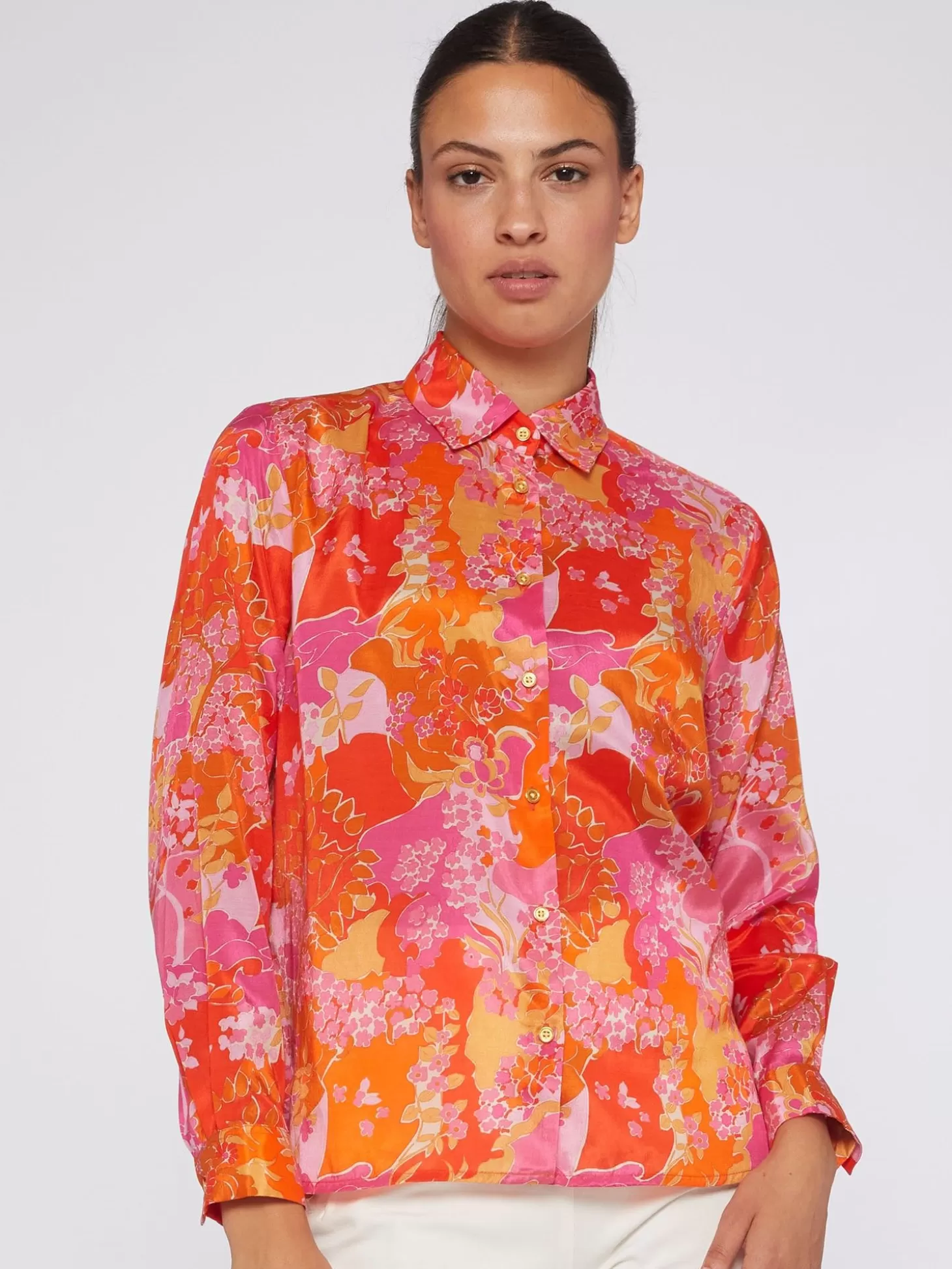 Vilagallo Shirt Isabella Pink Blossom*Women Shirts