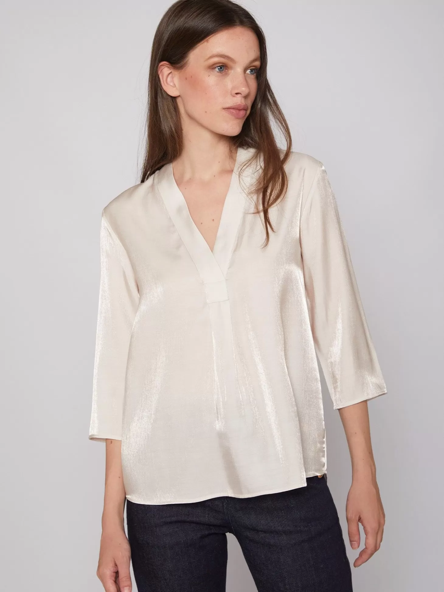 Vilagallo Shirt Leandra Exru Satin*Women Shirts