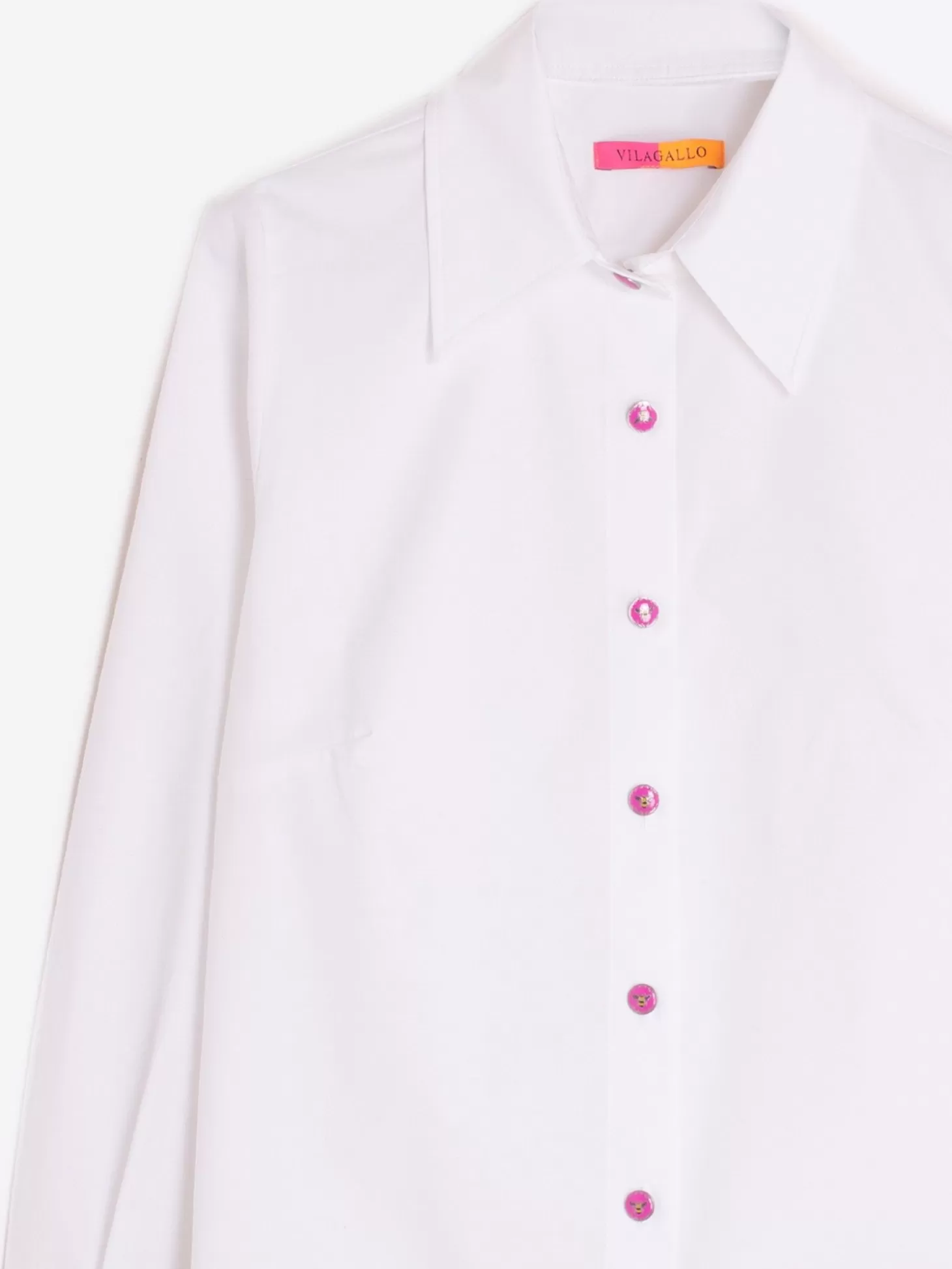 Vilagallo Shirt Mafalda White Poplin*Women Shirts