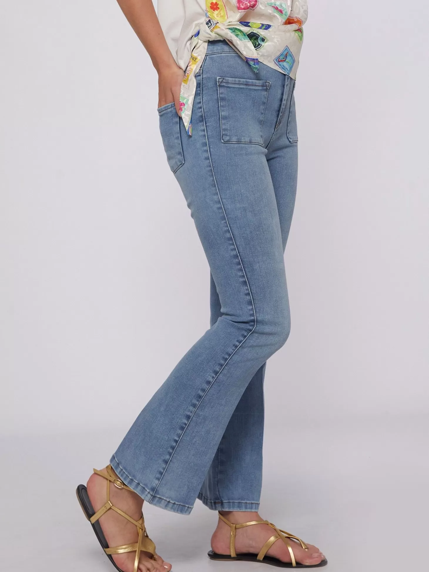 Vilagallo Trouser Alina Light Denim*Women Trousers